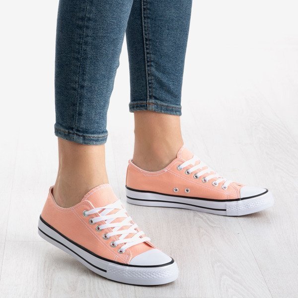 OUTLET Orange and pink sneakers for women Noenoes - Footwear