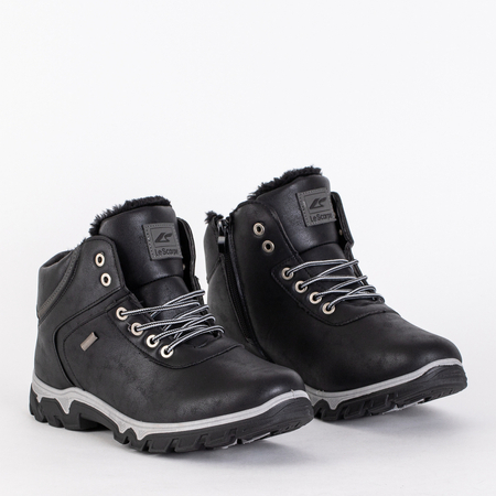 Black Koppi men's trekking shoes - Footwear