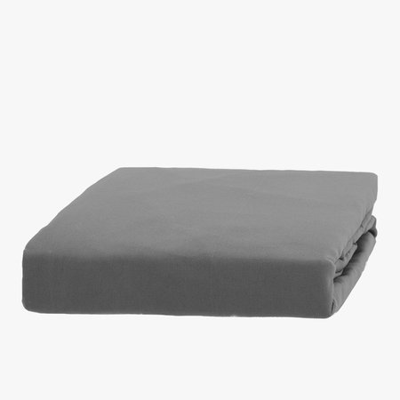 Cotton gray sheet with an elastic band 160x200 - Sheets