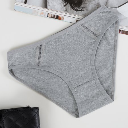 Gray classic panties for women - Underwear