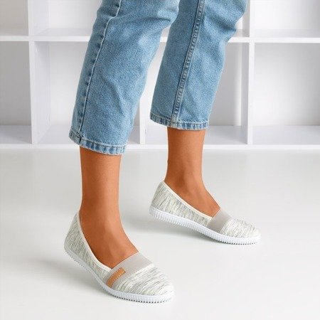 Gray slip - on sneakers with straps Arimida - Footwear