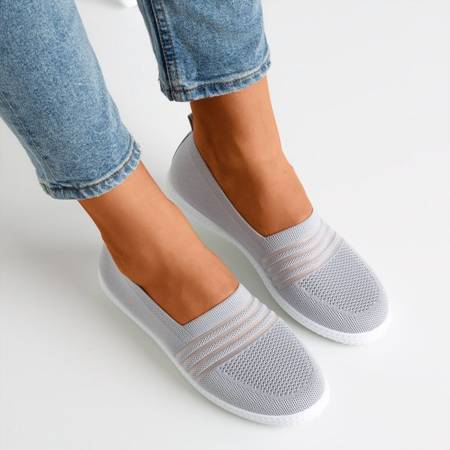 Light gray Muko women&#39;s slip-on sneakers - Shoes 1