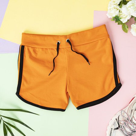 Neon orange girls 'sports shorts - Clothing
