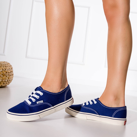 OUTLET Navy blue women's sneakers Lifeda - Footwear