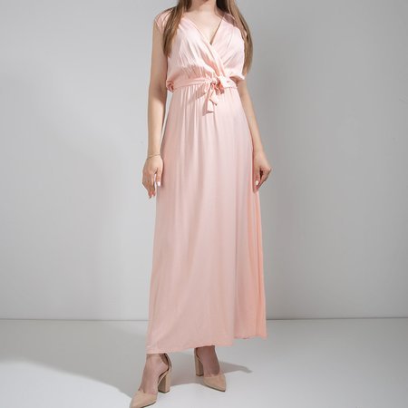 Pink women's maxi dress - Clothing
