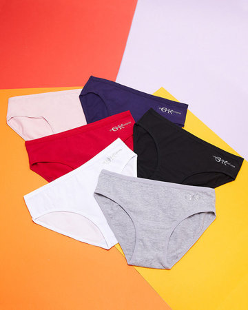 Set of 6 pairs of women's panties - briefs - Underwear