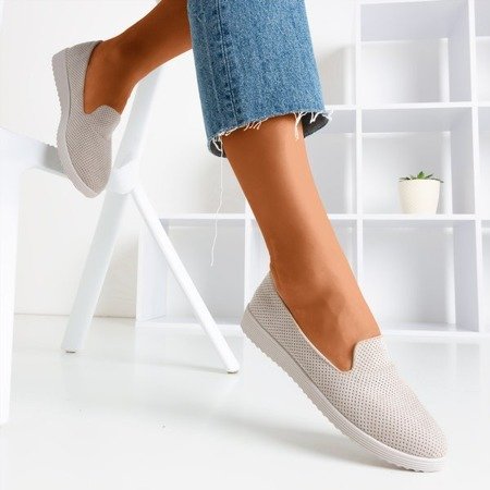 Verinda beige openwork loafers - Shoes