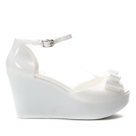 White wedge sandals White Ribbon - Footwear
