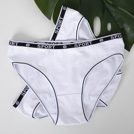 Women's White Briefs 2 / pack - Underwear