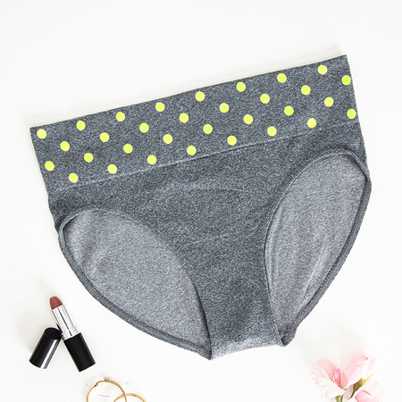 Women's knickers with colored dots at waist - Underwear