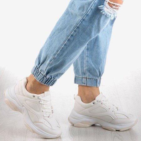 Youth white sneakers - Footwear
