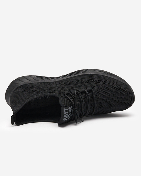 Astagi black men's sports shoes - Footwear