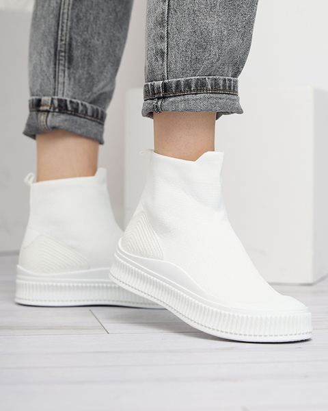 Bejoko White Women's Sneakers - Footwear