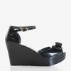 Black Aoxanea wedge sandals - Footwear