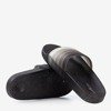 Black Nalina Rubber Slippers - Footwear