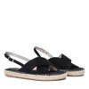 Black Pelaya Flat Sandals - Footwear