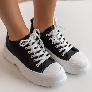 Black and white women's sports shoes Weneri - Footwear