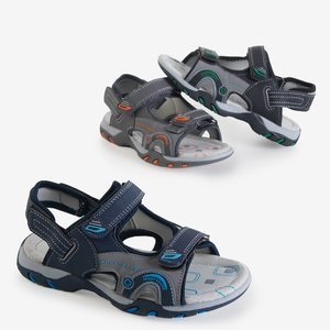 Black children's velcro sandals from Rupert - Footwear