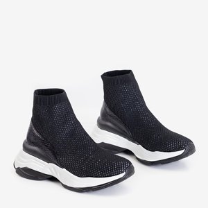 Black high-top sports shoes from Lupine - Footwear