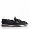 Black loafers with jets Verana - Footwear