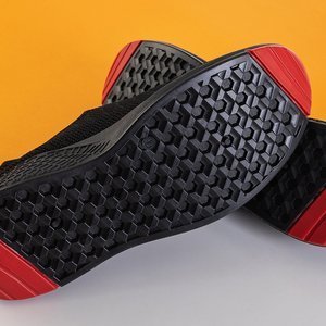 Black men's sports slip on Chof shoes - Footwear
