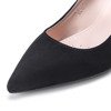 Black pumps with eco suede Cordelia - Footwear