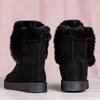 Black snow boots with fur Keira - Footwear