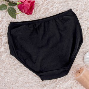 Black women's PLUS SIZE panties - Underwear