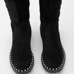 Black women's Quintana boots - Footwear
