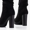 Black women's boots on a higher post Melika - Footwear