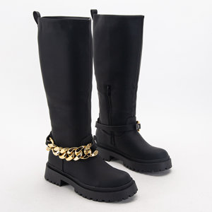 Black women's boots to the knee Filusio - Footwear