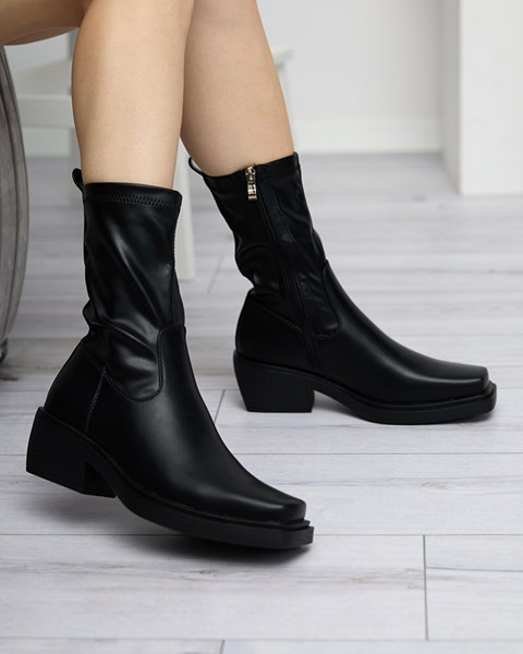 Black women's high boots Safog - Footwear