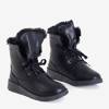 Black women's snow boots with fur Cool Breeze - Footwear