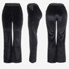 Black women's straight pants - Trousers 1
