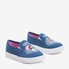 Blue children's slip on with print Sola - Shoes