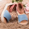 Blue women's sandals a'la espadrilles Truly Yours - Footwear