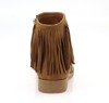 Boots with fringes - camel color - Footwear