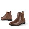 Brown Chelsea boots with flat heels Doratia - Footwear
