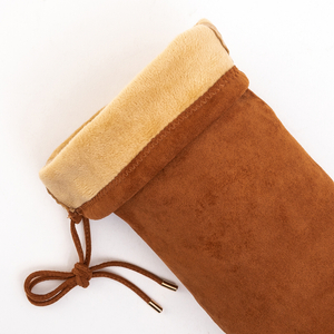 Brown eco-suede over-the-knee boots People's Footwear