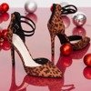 Brown leopard heels Anastassia - Footwear