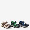 Children's black sports sandals with cobalt inserts Krifia - Footwear