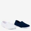 Children's white slip-on sneakers. Swetselia - Footwear
