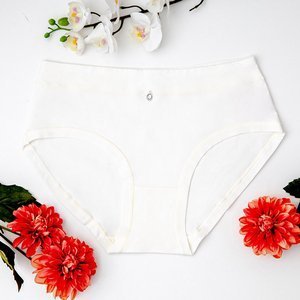 Classic women's ecru briefs - Underwear