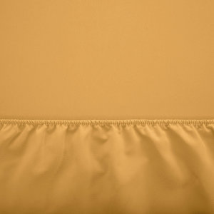 Cotton, beige sheet with an elastic band 140x200 - Sheets