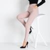 Dark pink women's high waist paperbag trousers - Trousers