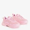 Esiq pink velcro children's sports shoes - Footwear