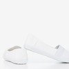 Girls' white openwork slip - on Nugas- Footwear