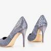 Graphite stilettos decorated with glitter Florianna - Footwear