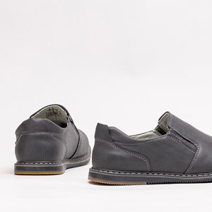 Gray girls' shoes slip on Mateli - Footwear
