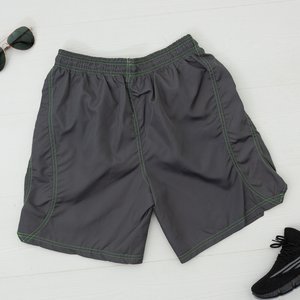 Gray men's sports shorts shorts - Clothing